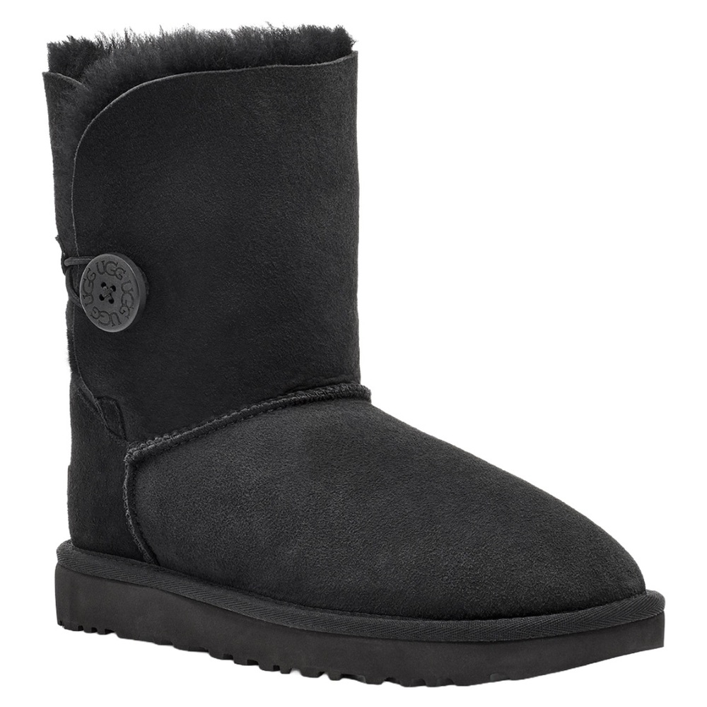 UGG Bailey Button Boots | Black Size 8 UGG Boots | Affordable UGGs